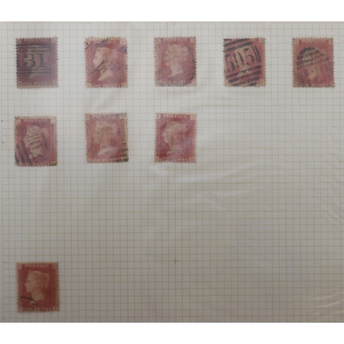 7010 - GREAT BRITAIN A collection in a stock book of used GB stamps dating from 1841 to 1951 to include var... 