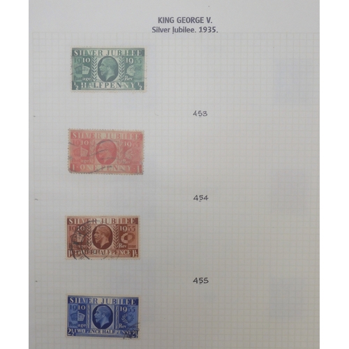 7010 - GREAT BRITAIN A collection in a stock book of used GB stamps dating from 1841 to 1951 to include var... 