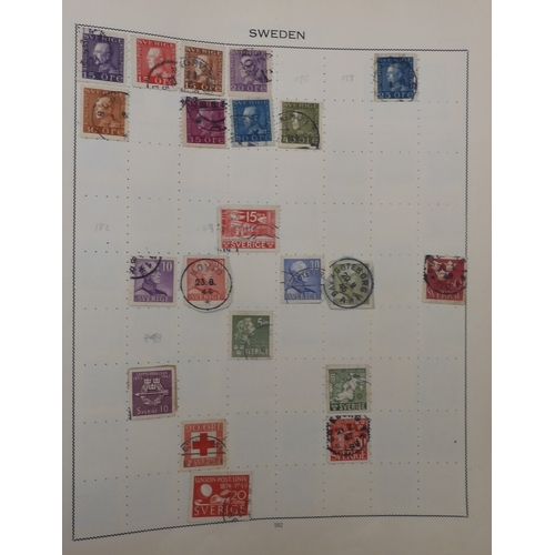 7011 - The Triumph Stamp Album A worldwide stamp collection in an album and stock sheets  together with a s... 