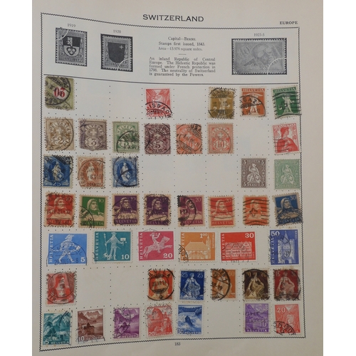 7011 - The Triumph Stamp Album A worldwide stamp collection in an album and stock sheets  together with a s... 