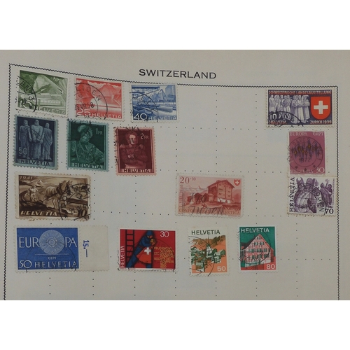 7011 - The Triumph Stamp Album A worldwide stamp collection in an album and stock sheets  together with a s... 