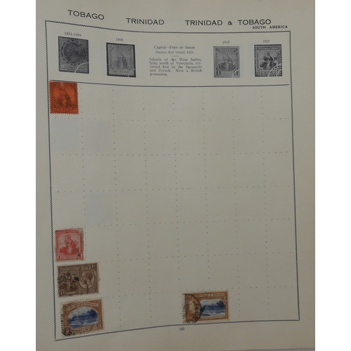 7011 - The Triumph Stamp Album A worldwide stamp collection in an album and stock sheets  together with a s... 