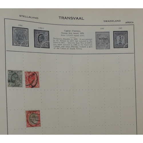 7011 - The Triumph Stamp Album A worldwide stamp collection in an album and stock sheets  together with a s... 