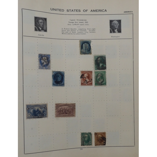 7011 - The Triumph Stamp Album A worldwide stamp collection in an album and stock sheets  together with a s... 