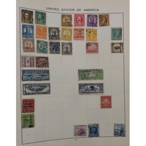 7011 - The Triumph Stamp Album A worldwide stamp collection in an album and stock sheets  together with a s... 