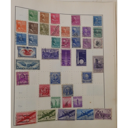 7011 - The Triumph Stamp Album A worldwide stamp collection in an album and stock sheets  together with a s... 