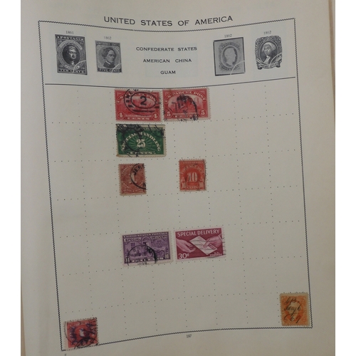 7011 - The Triumph Stamp Album A worldwide stamp collection in an album and stock sheets  together with a s... 