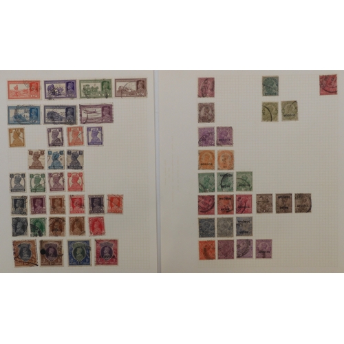 7011 - The Triumph Stamp Album A worldwide stamp collection in an album and stock sheets  together with a s... 