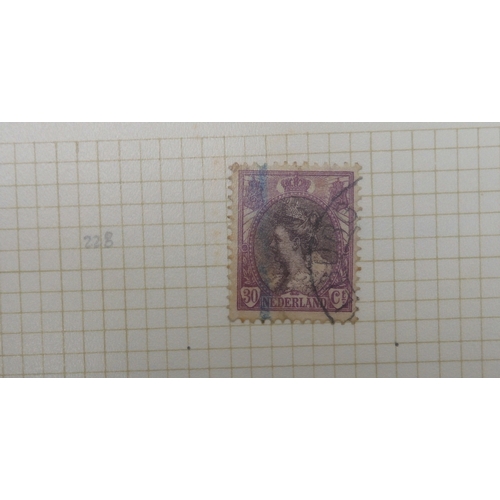 7011 - The Triumph Stamp Album A worldwide stamp collection in an album and stock sheets  together with a s... 