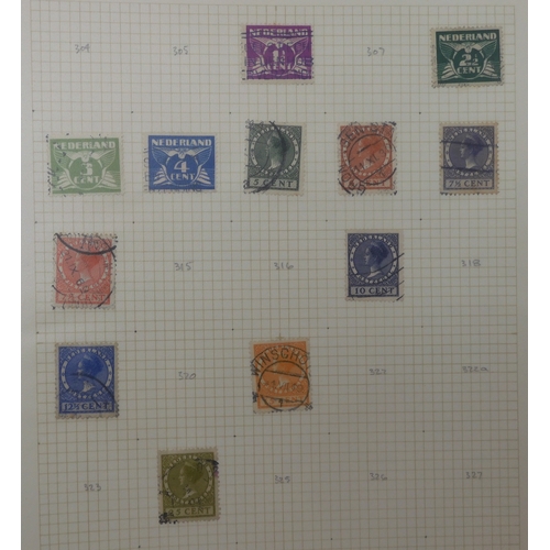 7011 - The Triumph Stamp Album A worldwide stamp collection in an album and stock sheets  together with a s... 