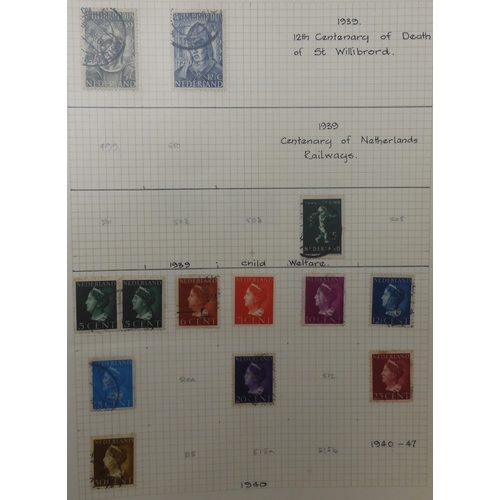 7011 - The Triumph Stamp Album A worldwide stamp collection in an album and stock sheets  together with a s... 