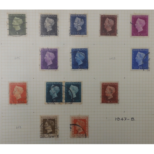 7011 - The Triumph Stamp Album A worldwide stamp collection in an album and stock sheets  together with a s... 