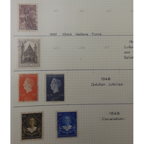 7011 - The Triumph Stamp Album A worldwide stamp collection in an album and stock sheets  together with a s... 