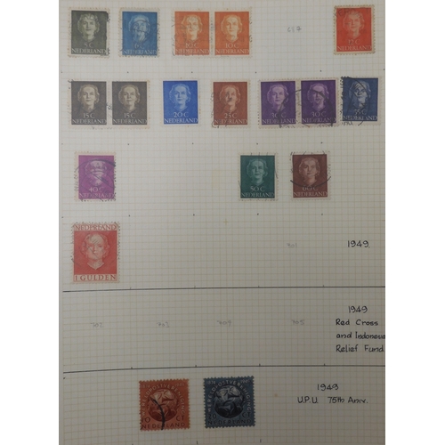 7011 - The Triumph Stamp Album A worldwide stamp collection in an album and stock sheets  together with a s... 