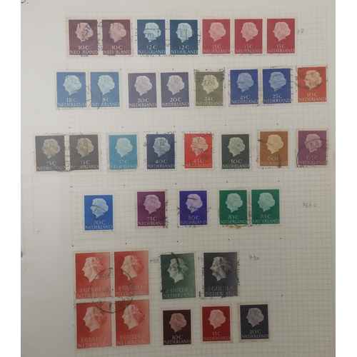 7011 - The Triumph Stamp Album A worldwide stamp collection in an album and stock sheets  together with a s... 