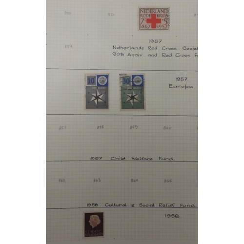 7011 - The Triumph Stamp Album A worldwide stamp collection in an album and stock sheets  together with a s... 