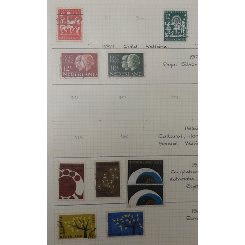 7011 - The Triumph Stamp Album A worldwide stamp collection in an album and stock sheets  together with a s... 