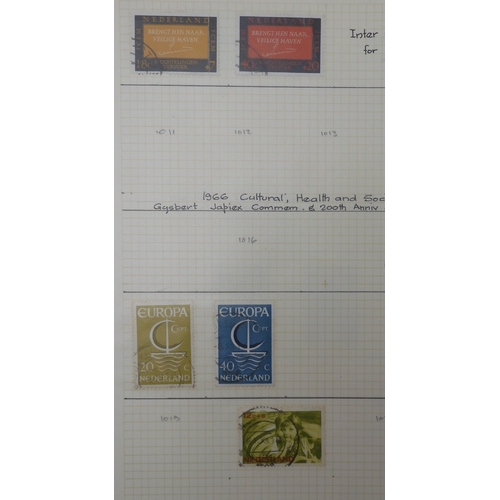 7011 - The Triumph Stamp Album A worldwide stamp collection in an album and stock sheets  together with a s... 