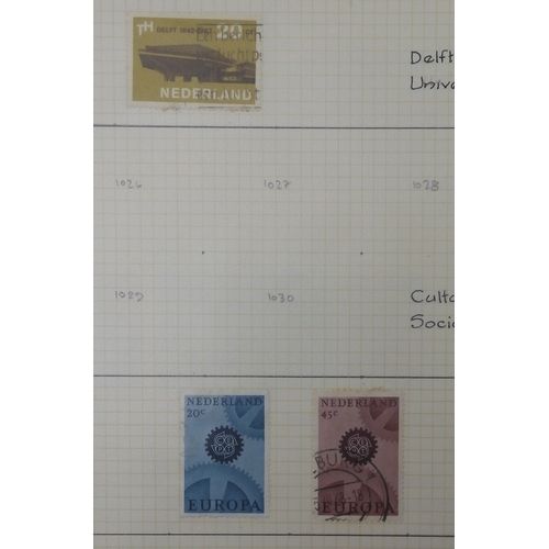 7011 - The Triumph Stamp Album A worldwide stamp collection in an album and stock sheets  together with a s... 