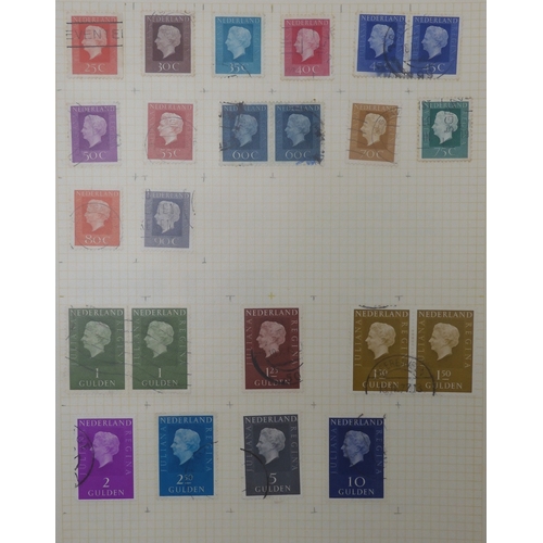 7011 - The Triumph Stamp Album A worldwide stamp collection in an album and stock sheets  together with a s... 