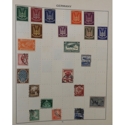 7011 - The Triumph Stamp Album A worldwide stamp collection in an album and stock sheets  together with a s... 