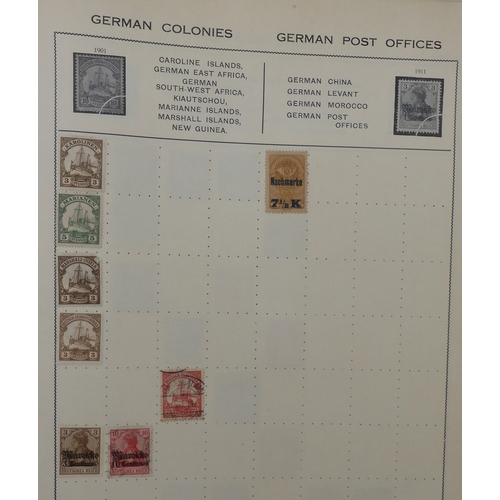 7011 - The Triumph Stamp Album A worldwide stamp collection in an album and stock sheets  together with a s... 