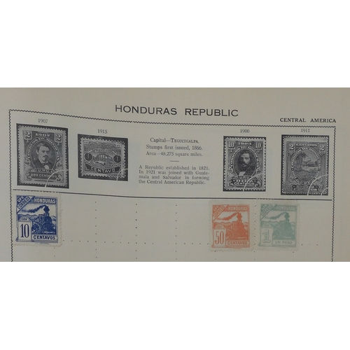 7011 - The Triumph Stamp Album A worldwide stamp collection in an album and stock sheets  together with a s... 