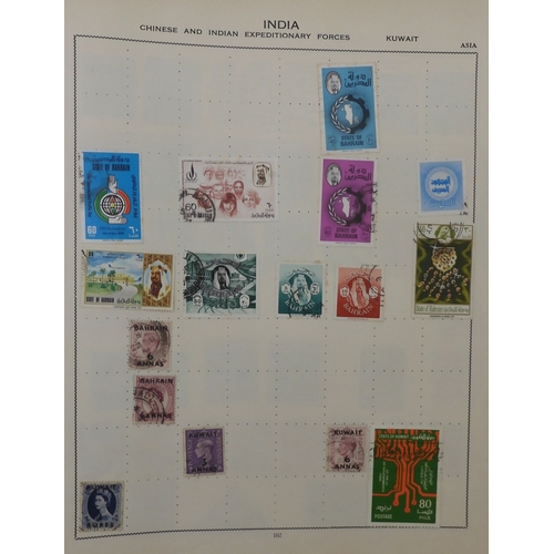 7011 - The Triumph Stamp Album A worldwide stamp collection in an album and stock sheets  together with a s... 