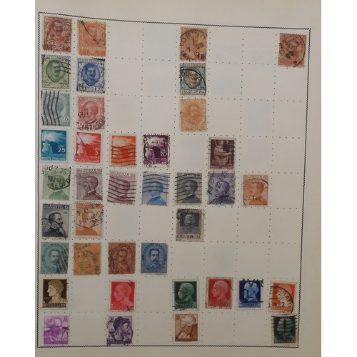 7011 - The Triumph Stamp Album A worldwide stamp collection in an album and stock sheets  together with a s... 