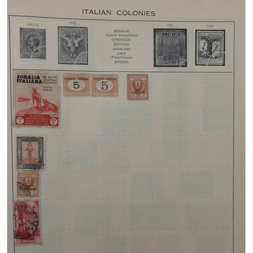 7011 - The Triumph Stamp Album A worldwide stamp collection in an album and stock sheets  together with a s... 