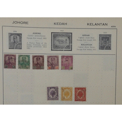 7011 - The Triumph Stamp Album A worldwide stamp collection in an album and stock sheets  together with a s... 