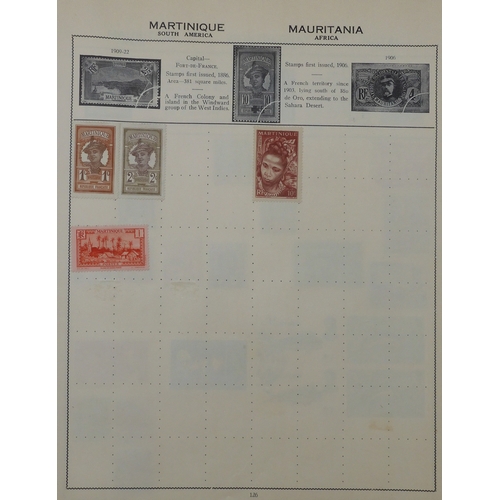 7011 - The Triumph Stamp Album A worldwide stamp collection in an album and stock sheets  together with a s... 