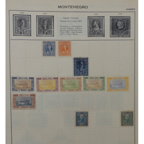 7011 - The Triumph Stamp Album A worldwide stamp collection in an album and stock sheets  together with a s... 