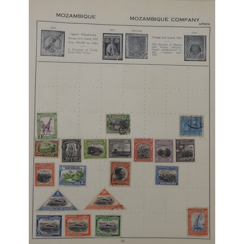 7011 - The Triumph Stamp Album A worldwide stamp collection in an album and stock sheets  together with a s... 