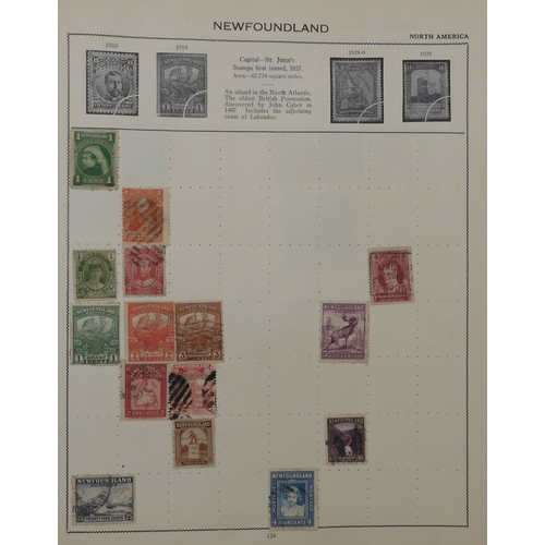 7011 - The Triumph Stamp Album A worldwide stamp collection in an album and stock sheets  together with a s... 