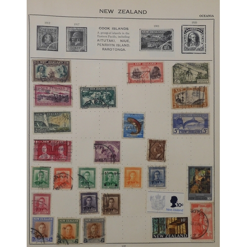 7011 - The Triumph Stamp Album A worldwide stamp collection in an album and stock sheets  together with a s... 