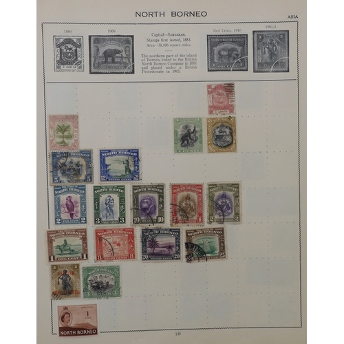 7011 - The Triumph Stamp Album A worldwide stamp collection in an album and stock sheets  together with a s... 