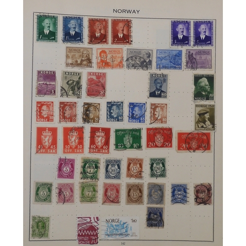 7011 - The Triumph Stamp Album A worldwide stamp collection in an album and stock sheets  together with a s... 