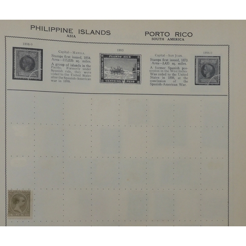 7011 - The Triumph Stamp Album A worldwide stamp collection in an album and stock sheets  together with a s... 