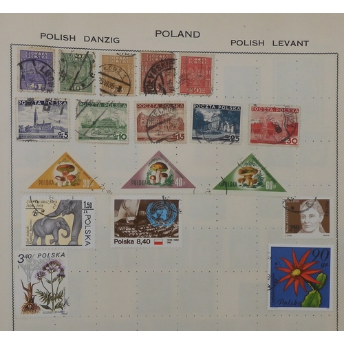 7011 - The Triumph Stamp Album A worldwide stamp collection in an album and stock sheets  together with a s... 