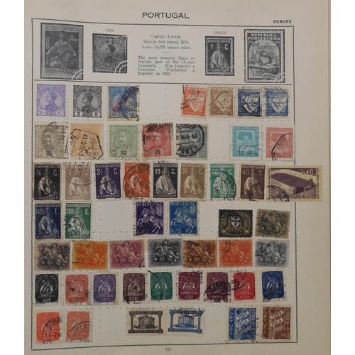 7011 - The Triumph Stamp Album A worldwide stamp collection in an album and stock sheets  together with a s... 