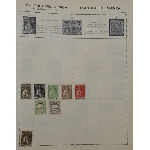 7011 - The Triumph Stamp Album A worldwide stamp collection in an album and stock sheets  together with a s... 