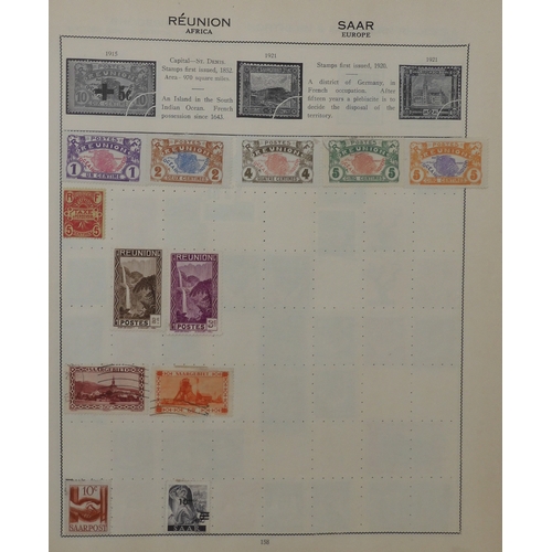 7011 - The Triumph Stamp Album A worldwide stamp collection in an album and stock sheets  together with a s... 