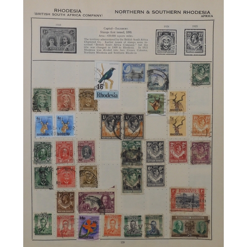 7011 - The Triumph Stamp Album A worldwide stamp collection in an album and stock sheets  together with a s... 