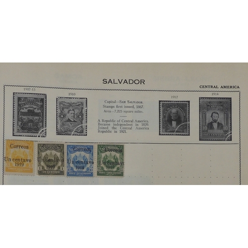 7011 - The Triumph Stamp Album A worldwide stamp collection in an album and stock sheets  together with a s... 