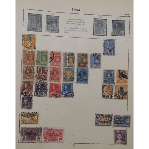 7011 - The Triumph Stamp Album A worldwide stamp collection in an album and stock sheets  together with a s... 