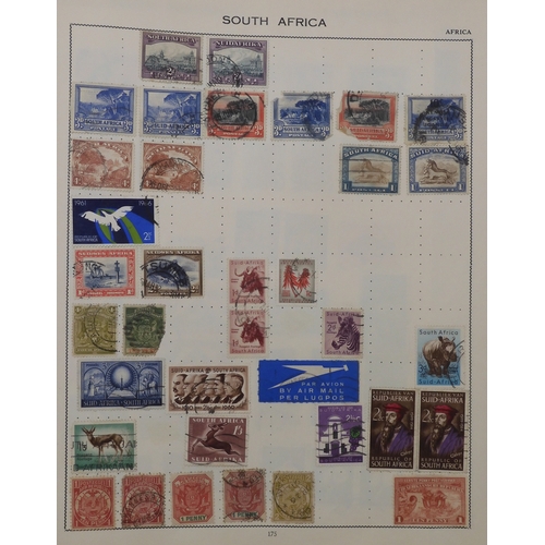 7011 - The Triumph Stamp Album A worldwide stamp collection in an album and stock sheets  together with a s... 