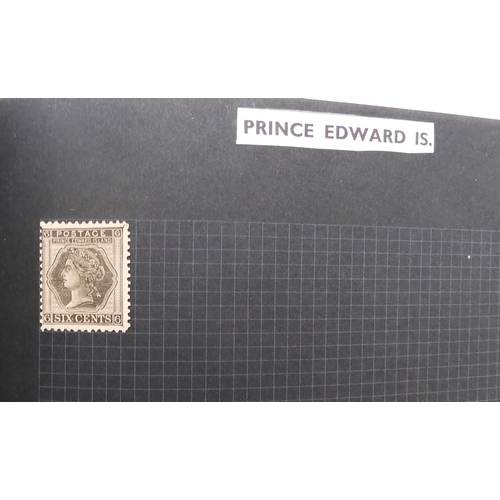 7012 - A worldwide stamp collection in a stock book and albums