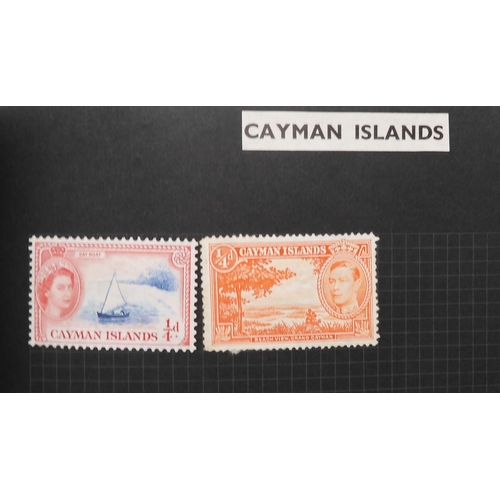 7012 - A worldwide stamp collection in a stock book and albums