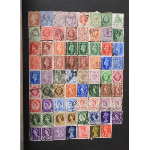 7012 - A worldwide stamp collection in a stock book and albums